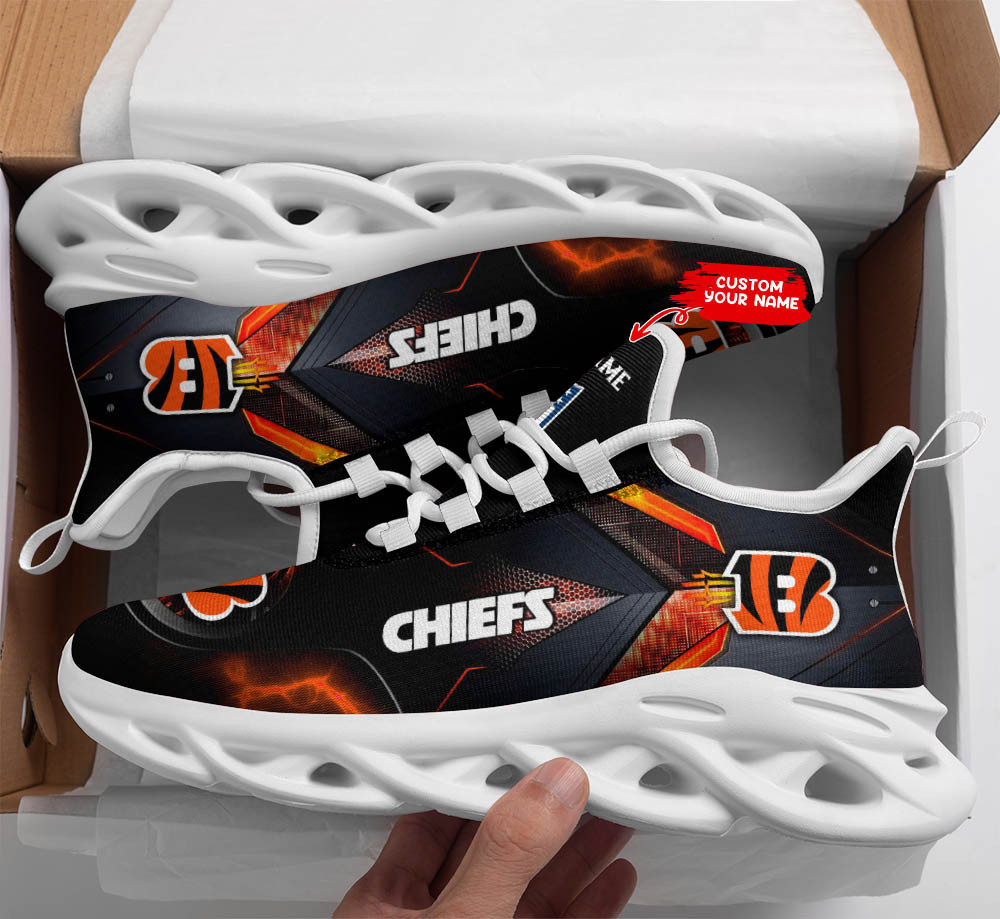 JWFancy Kansas City Chiefs NFL Max Soul Shoes Sneakers For Men And Women