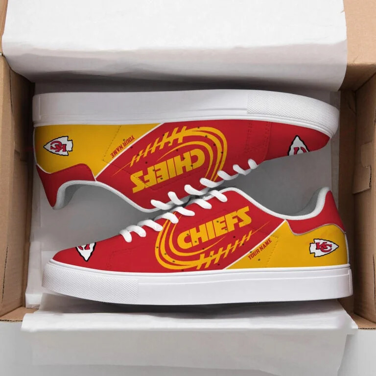 JWFancy Kansas City Chiefs Skate Stan Shoes Sneakes For Men And Women