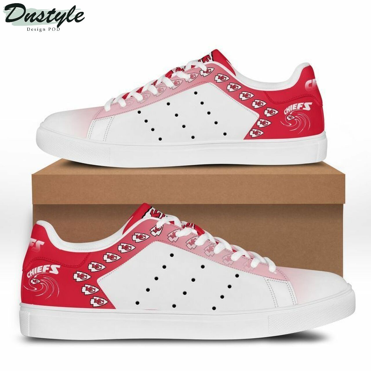 JWFancy Kansas City Chiefs Skate Stan Shoes Sneakes For Men And Women