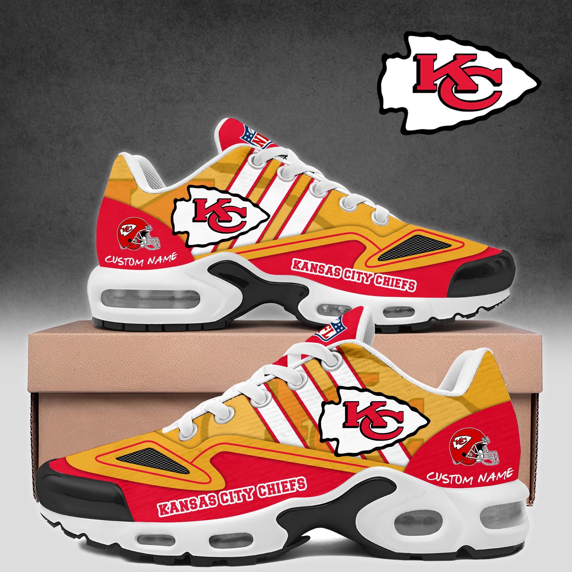 JWFancy Kansas City Chiefs TN Shoes Sneakers For Men And Women