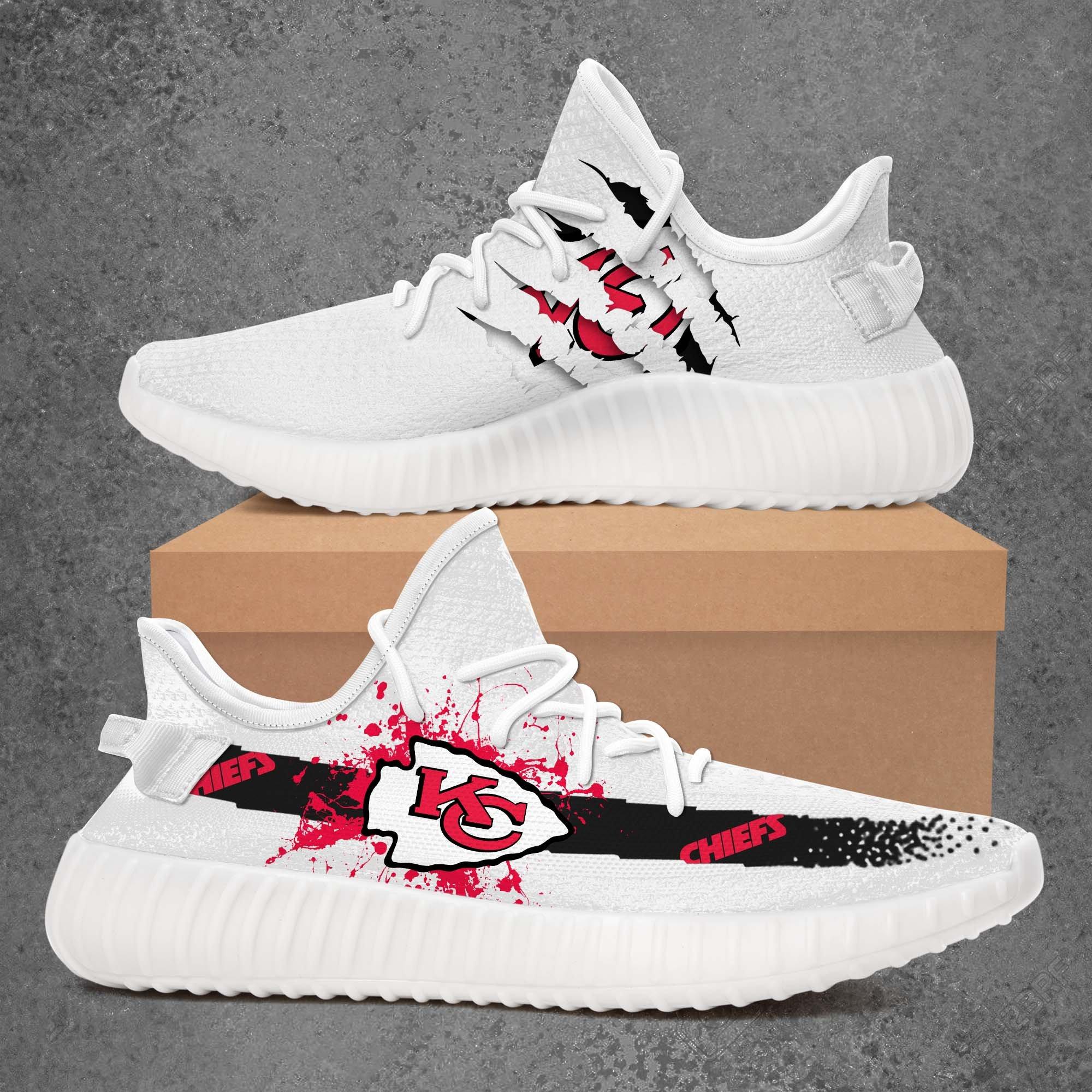 JWFancy Kansas City Chiefs Yeezy Boost Shoes For Men And Women