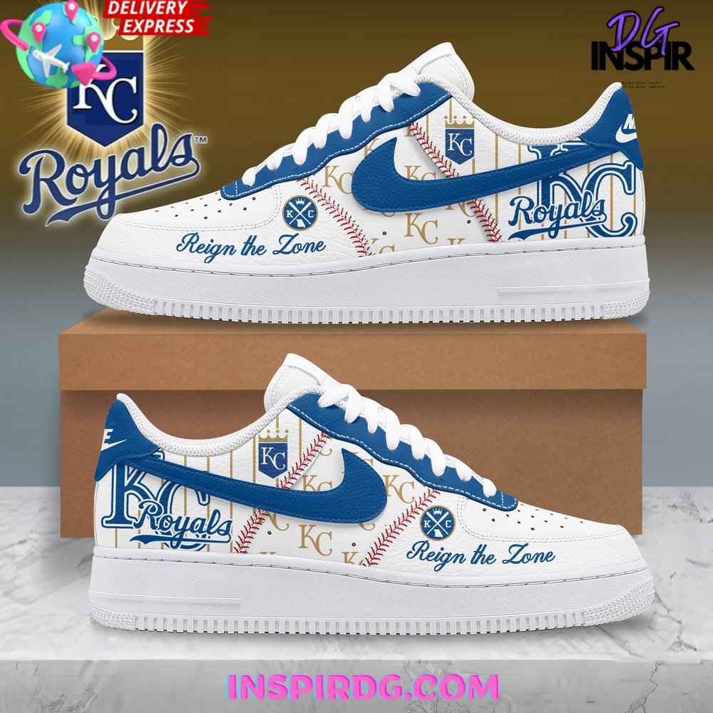 JWFancy Kansas City Royals Air Low-Top Sneakers Shoes For Men And Women
