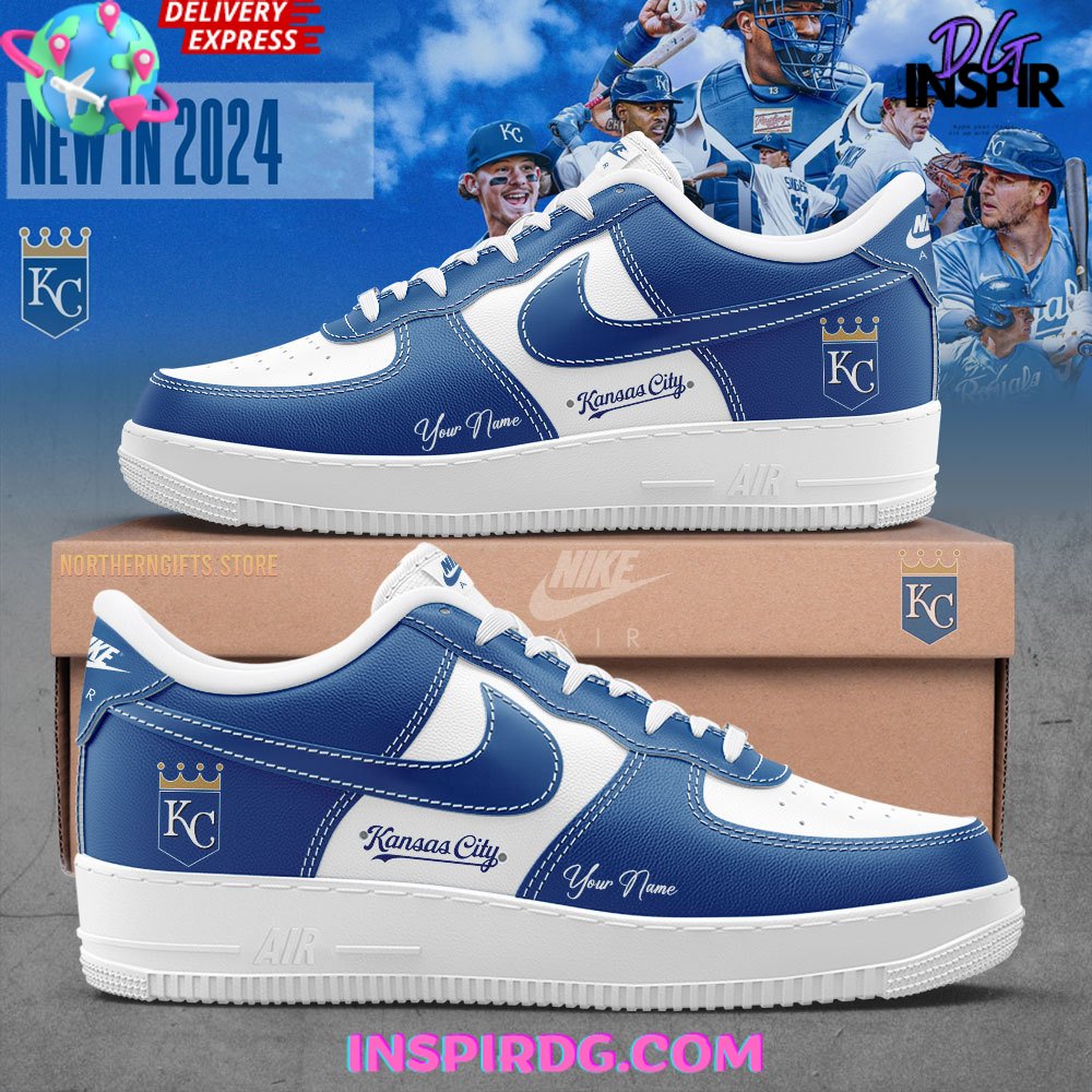 JWFancy Kansas City Royals Air Low-Top Sneakers Shoes For Men And Women