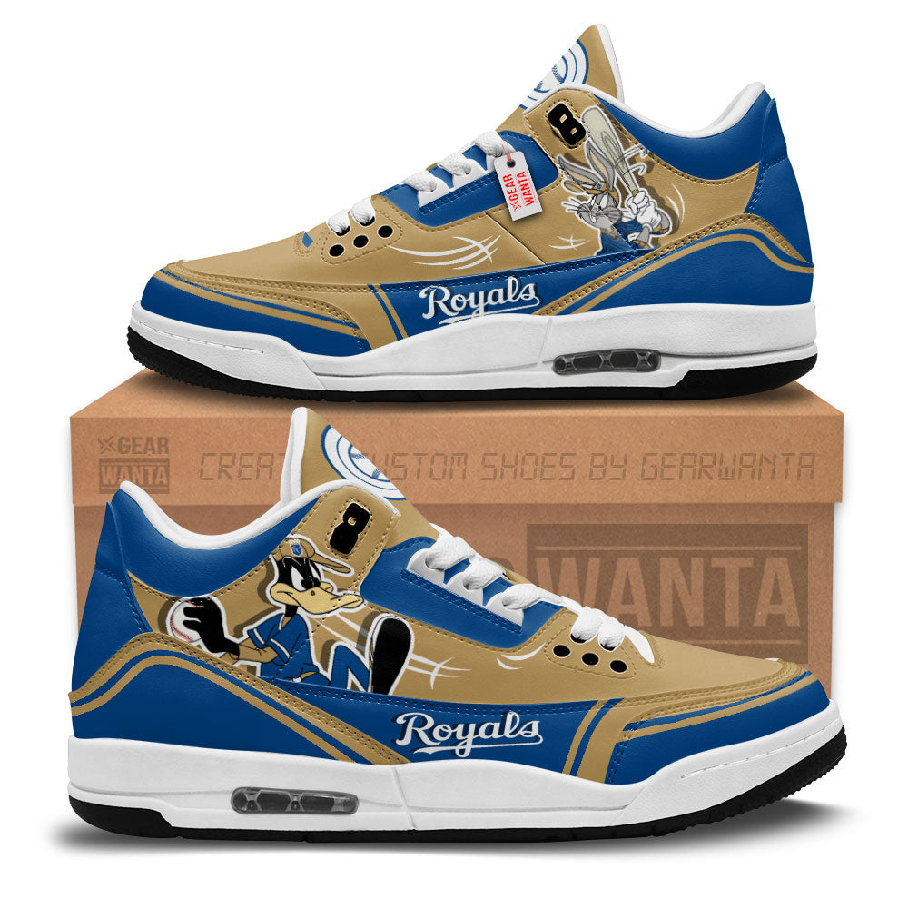 JWFancy Kansas City Royals AJ3 Sneakers Shoes For Men And Women