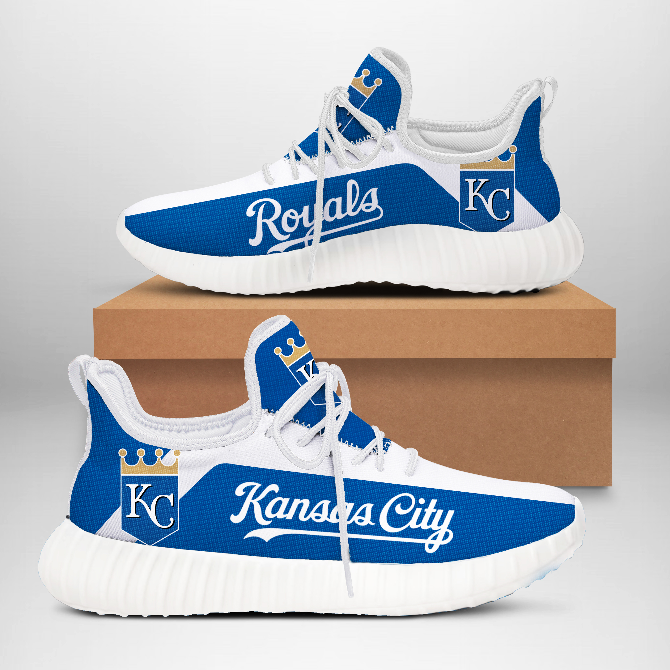 JWFancy Kansas City Royals Reze Sneakers Shoes For Men And Women