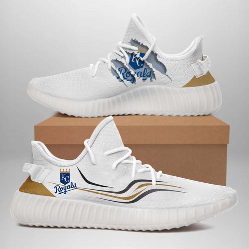 JWFancy Kansas City Royals Yeezy Boost Shoes For Men And Women