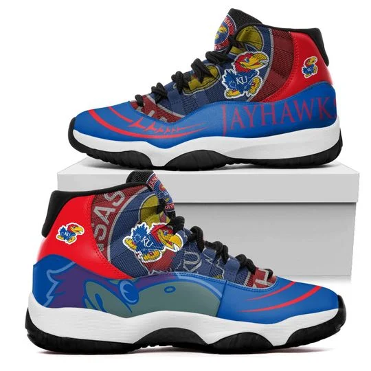 JWFancy Kansas Jayhawks AJ13 Sneakers Shoes For Men And Women