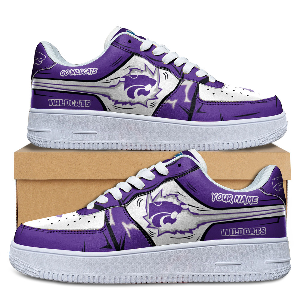 JWFancy Kansas State Wildcats Air Low-Top Sneakers Shoes For Men And Women