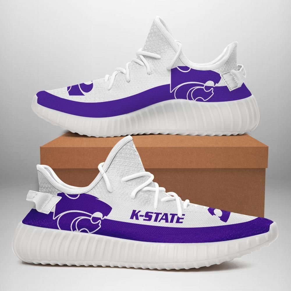JWFancy Kansas State Wildcats Yeezy Boost Shoes For Men And Women