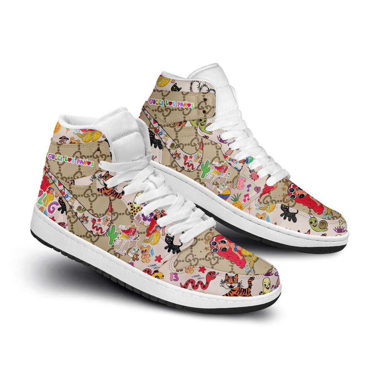 JWFancy Karol G AJ1 High Sneakers Shoes For Men And Women