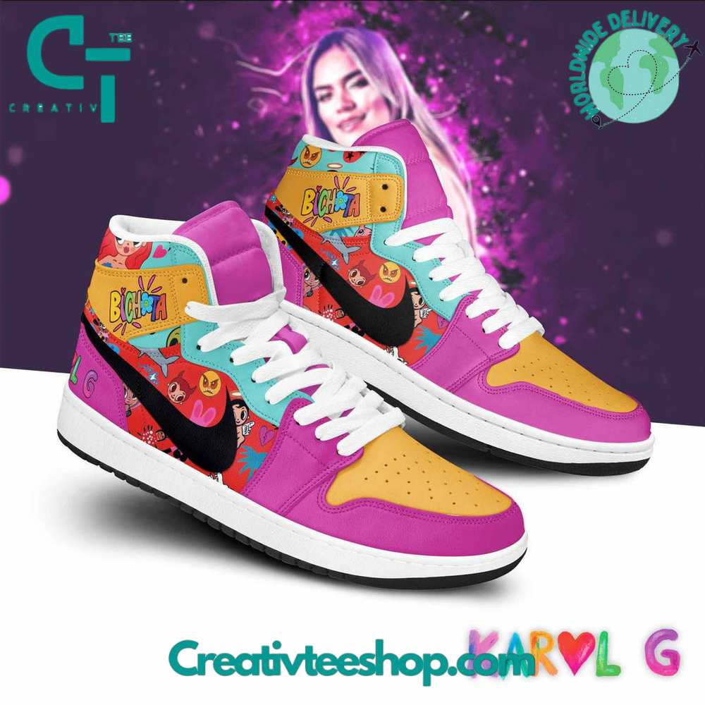 JWFancy Karol G AJ1 High Sneakers Shoes For Men And Women