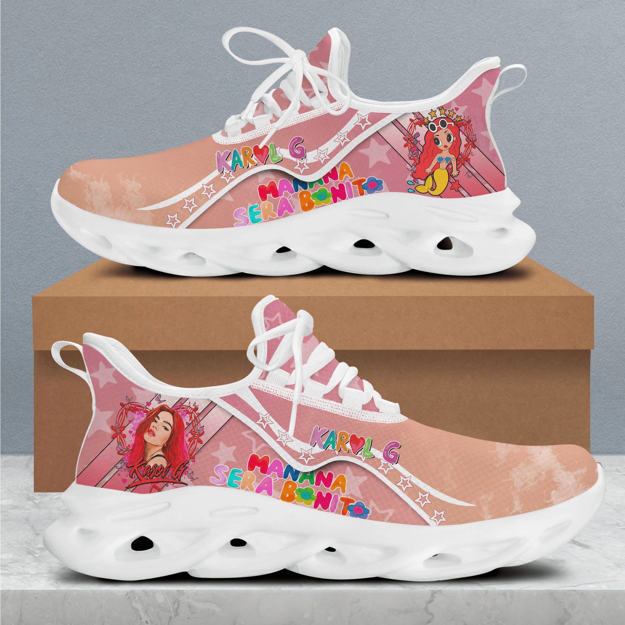 JWFancy Karol G Max Soul Shoes Sneakers For Men And Women