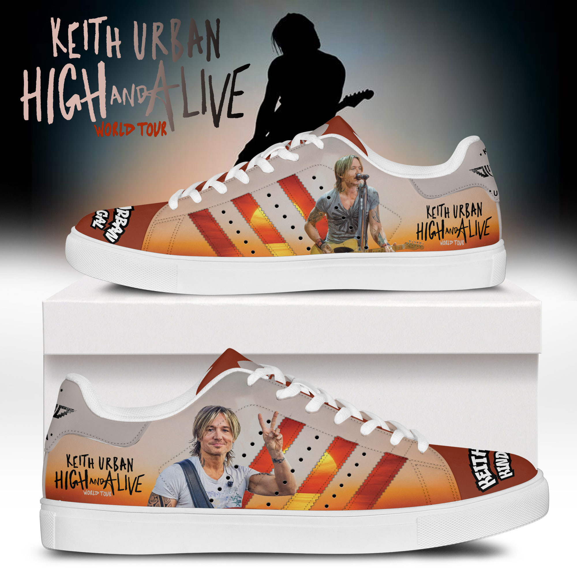 JWFancy Keith Urban Skate Stan Shoes Sneakes For Men And Women
