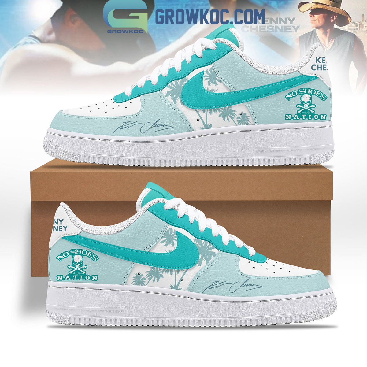 JWFancy Kenny Chesney Air Low-Top Sneakers Shoes For Men And Women
