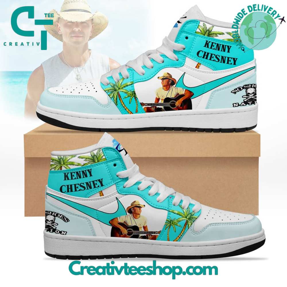 JWFancy Kenny Chesney AJ1 High Sneakers Shoes For Men And Women
