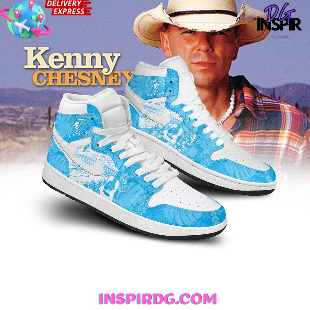 JWFancy Kenny Chesney AJ1 High Sneakers Shoes For Men And Women