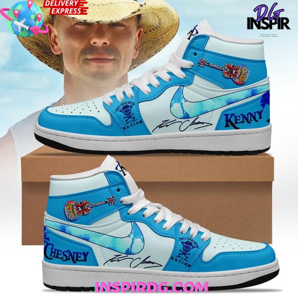JWFancy Kenny Chesney AJ1 High Sneakers Shoes For Men And Women