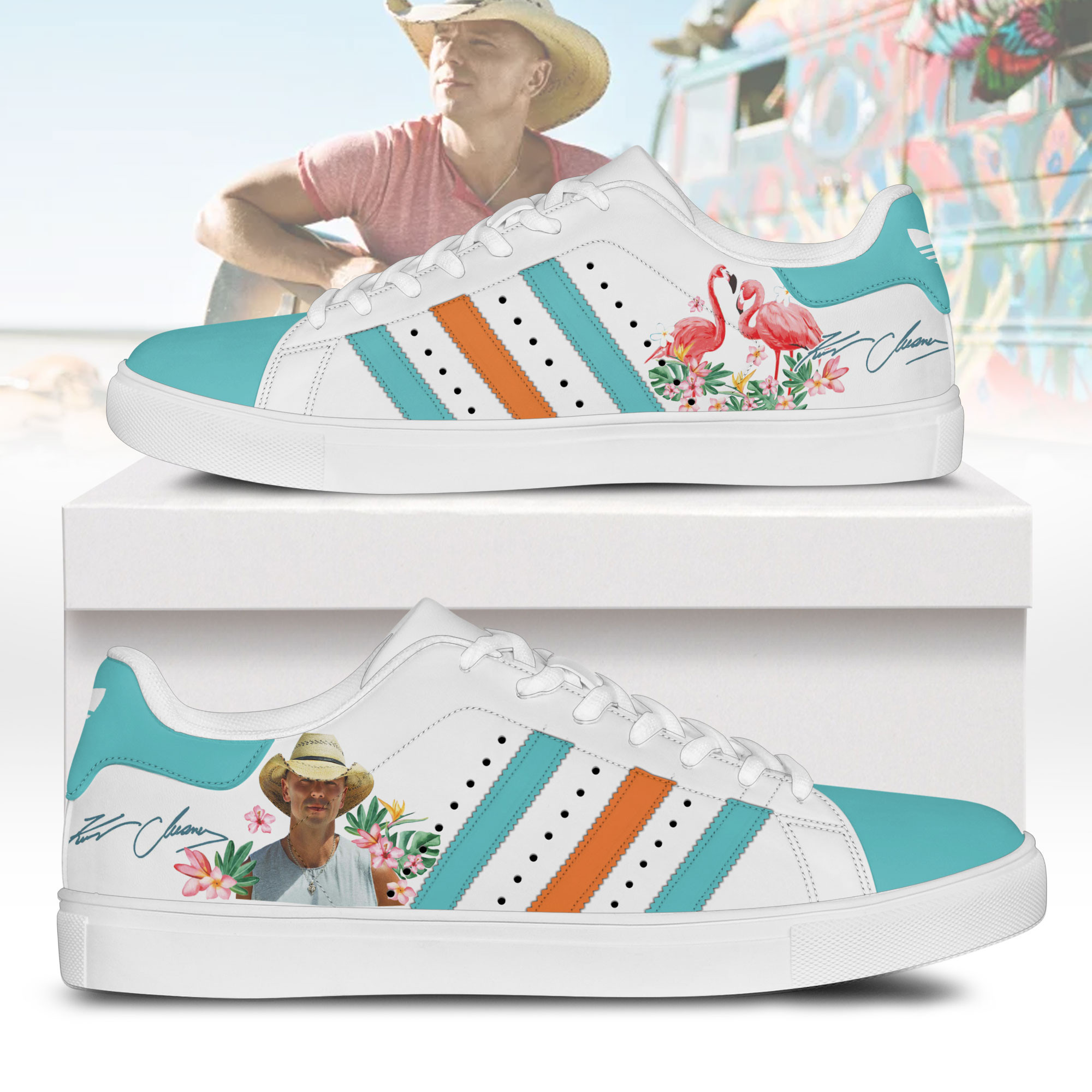 JWFancy Kenny Chesney Skate Stan Shoes Sneakes For Men And Women