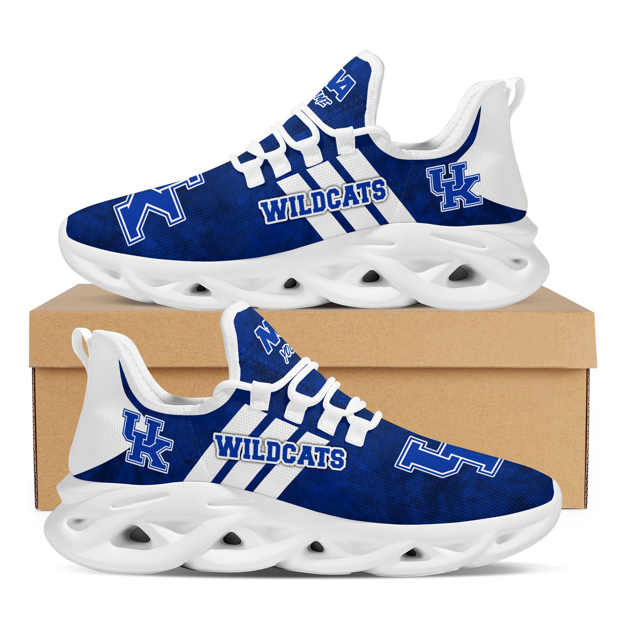 JWFancy Kentucky Wildcats Max Soul Shoes Sneakers For Men And Women