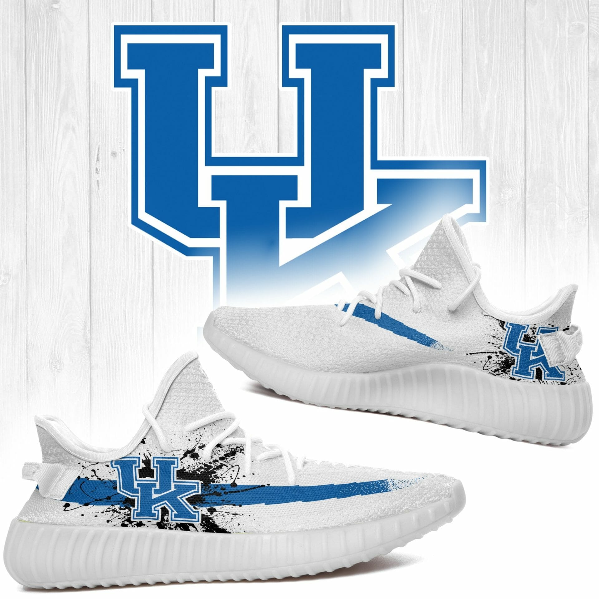 JWFancy Kentucky Wildcats Yeezy Boost Shoes For Men And Women