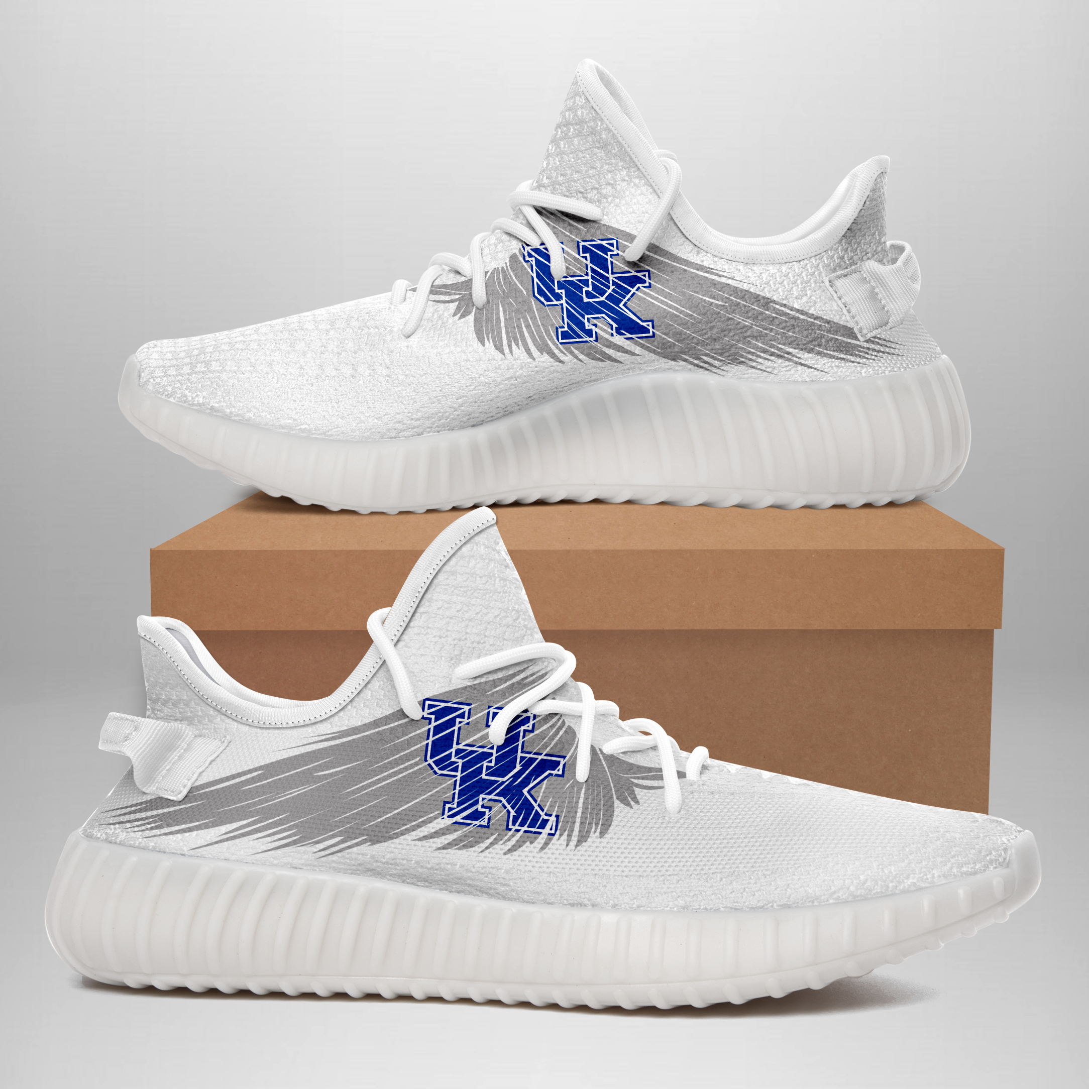 JWFancy Kentucky Wildcats Yeezy Boost Shoes For Men And Women