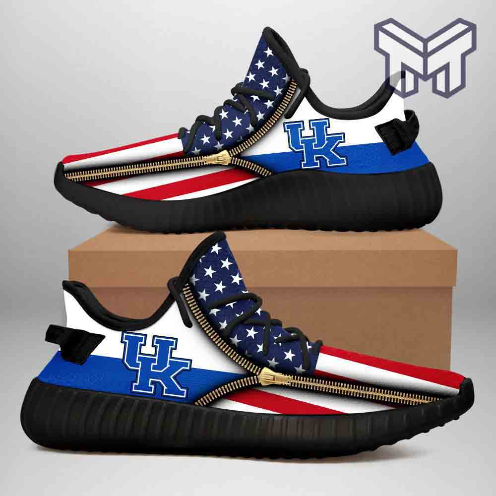 JWFancy Kentucky Wildcats Yeezy Boost Shoes For Men And Women