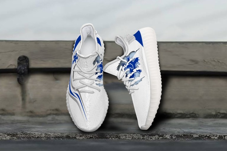 JWFancy Kentucky Wildcats Yeezy Boost Shoes For Men And Women