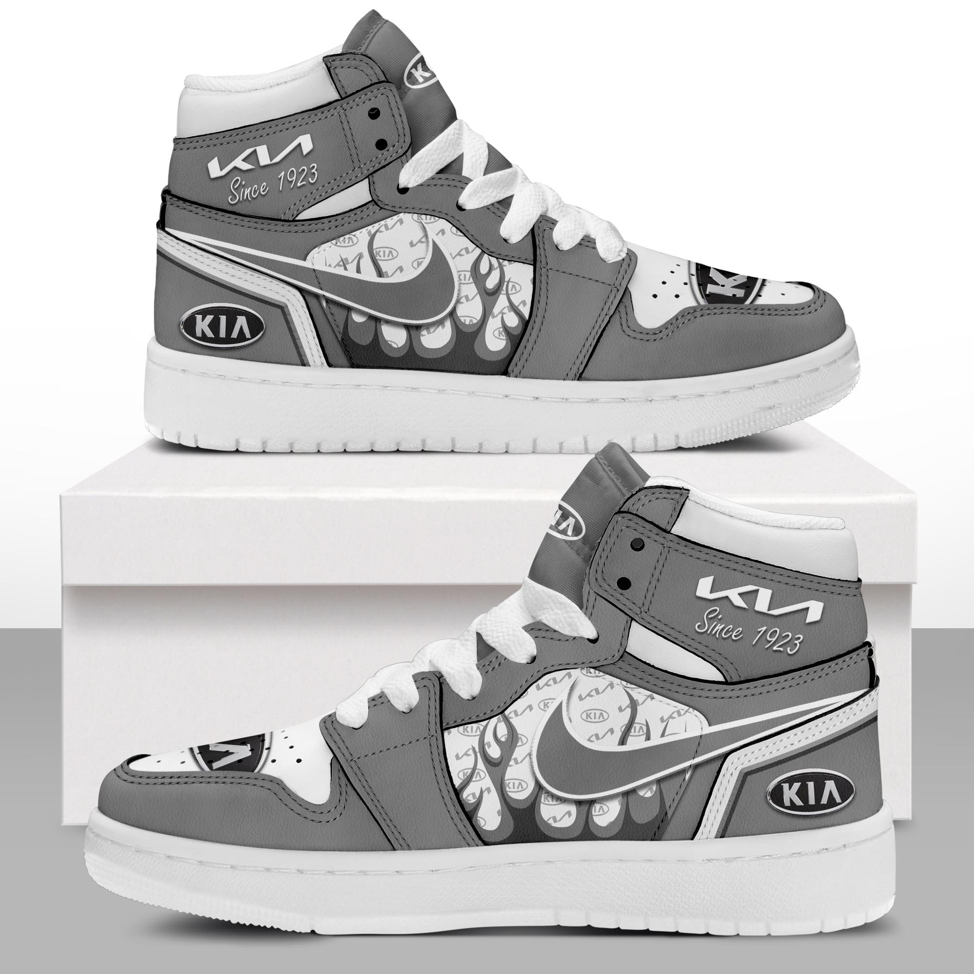 JWFancy Kia AJ1 High Sneakers Shoes For Men And Women