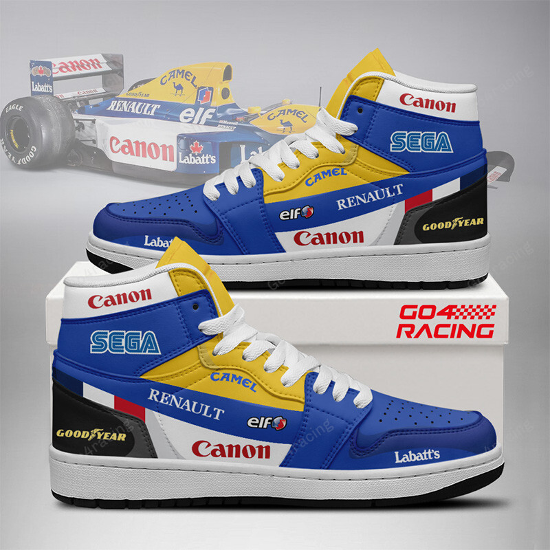 JWFancy Kick Sauber Formula AJ1 High Sneakers Shoes For Men And Women