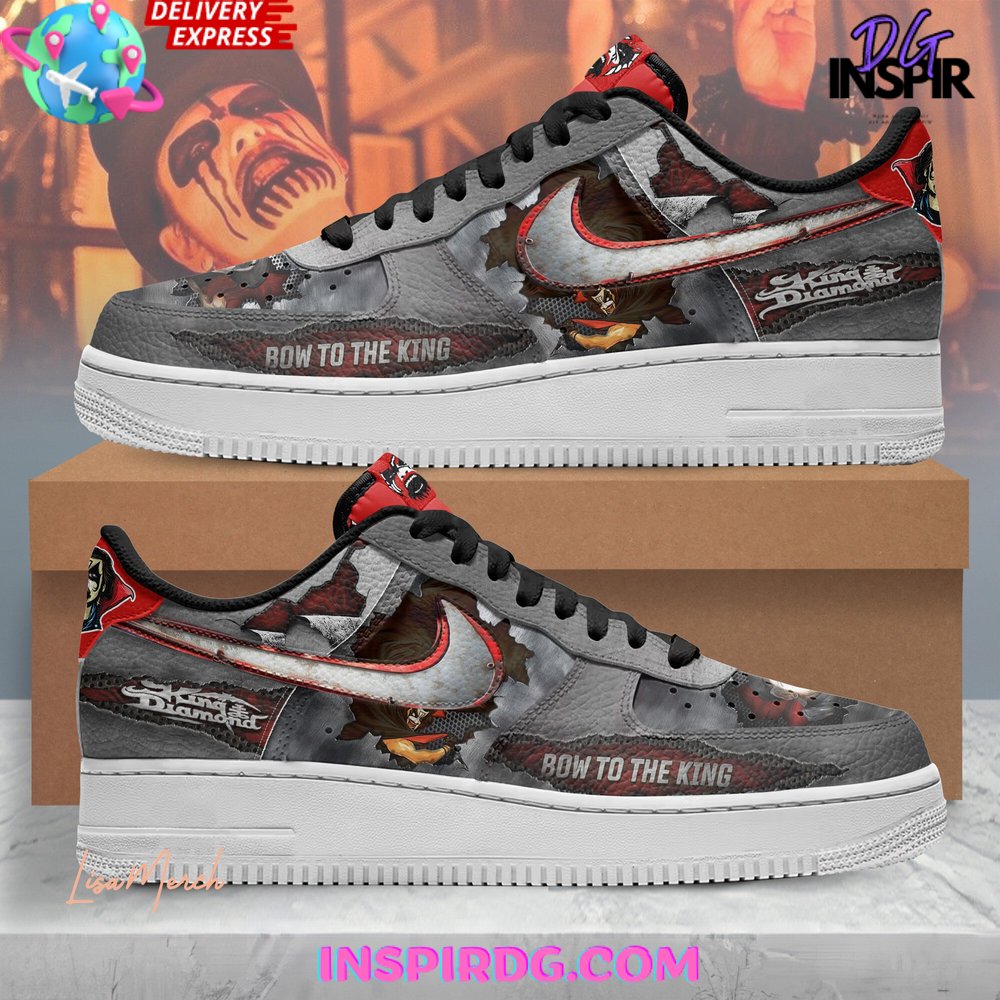 JWFancy King Diamond Bow to the King Air Low-Top Sneakers Shoes For Men And Women