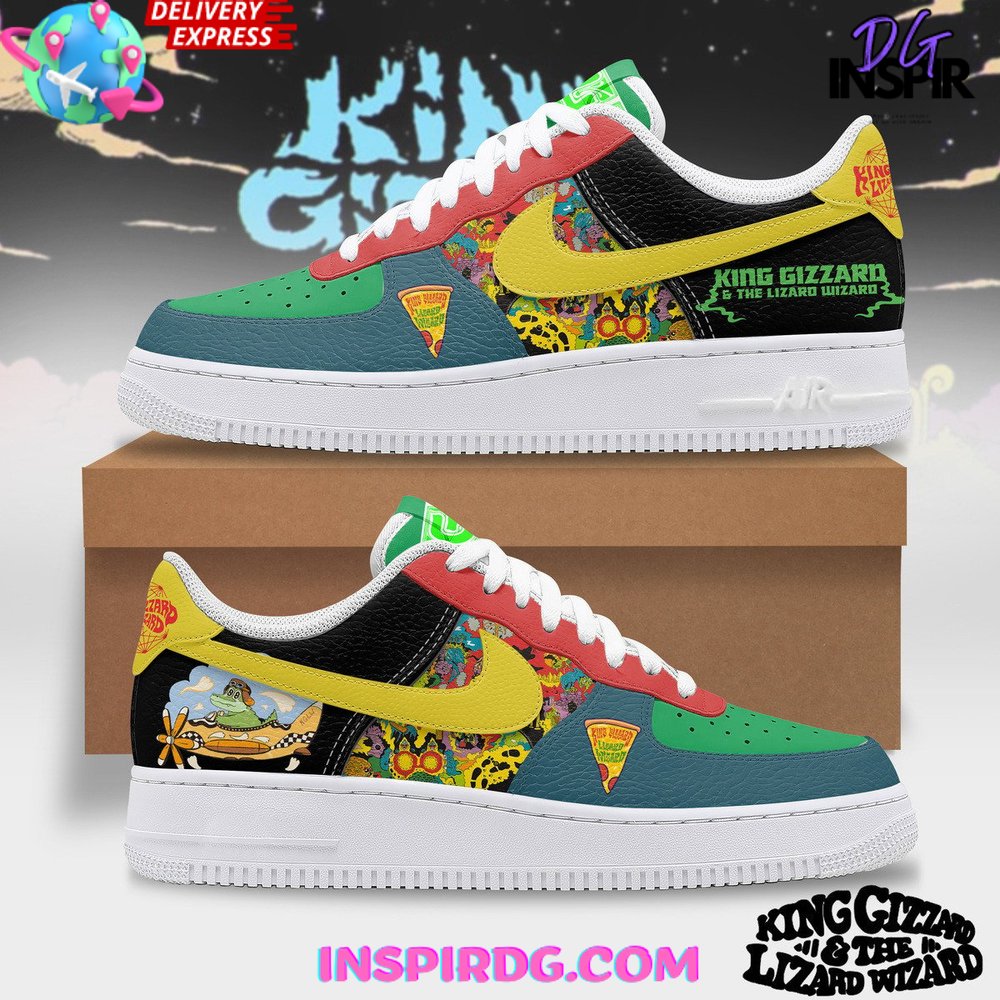 JWFancy King Gizzard & The Lizard Wizard Air Low-Top Sneakers Shoes For Men And Women