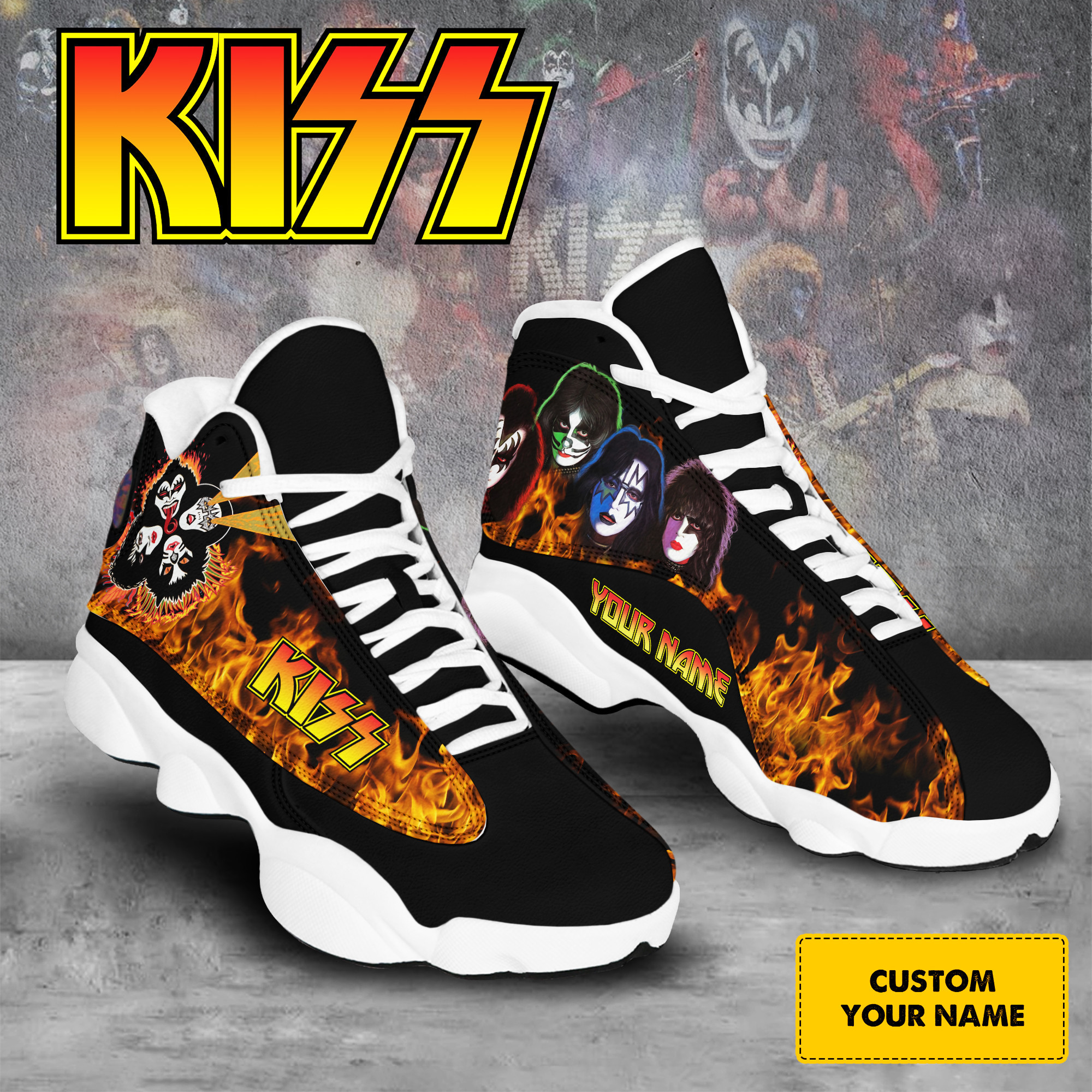 JWFancy Kiss AJ13 Sneakers Shoes For Men And Women