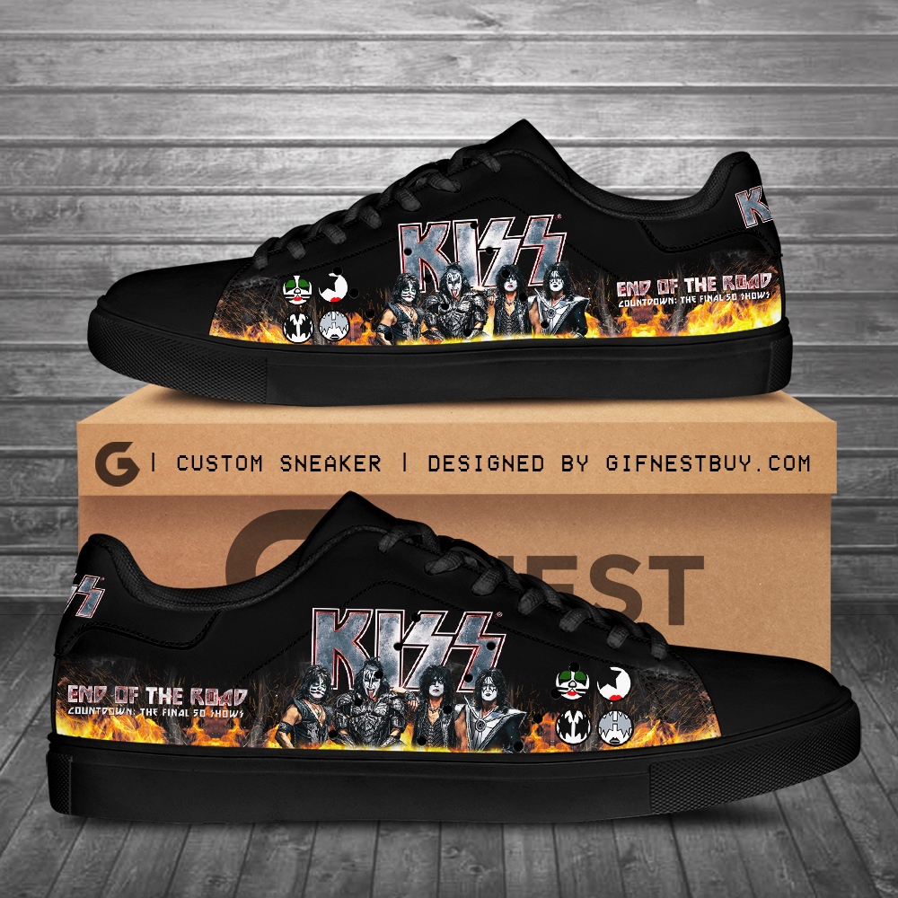 JWFancy Kiss Band Skate Stan Shoes Sneakes For Men And Women