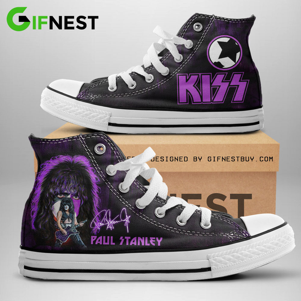 JWFancy Kiss High Top Canvas Sneakers Shoes For Men And Women
