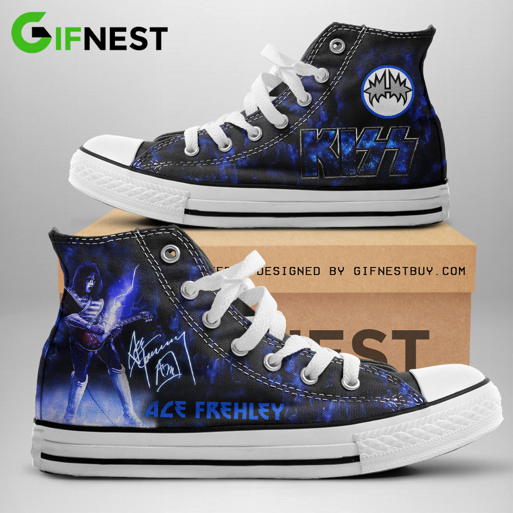 JWFancy Kiss High Top Canvas Sneakers Shoes For Men And Women