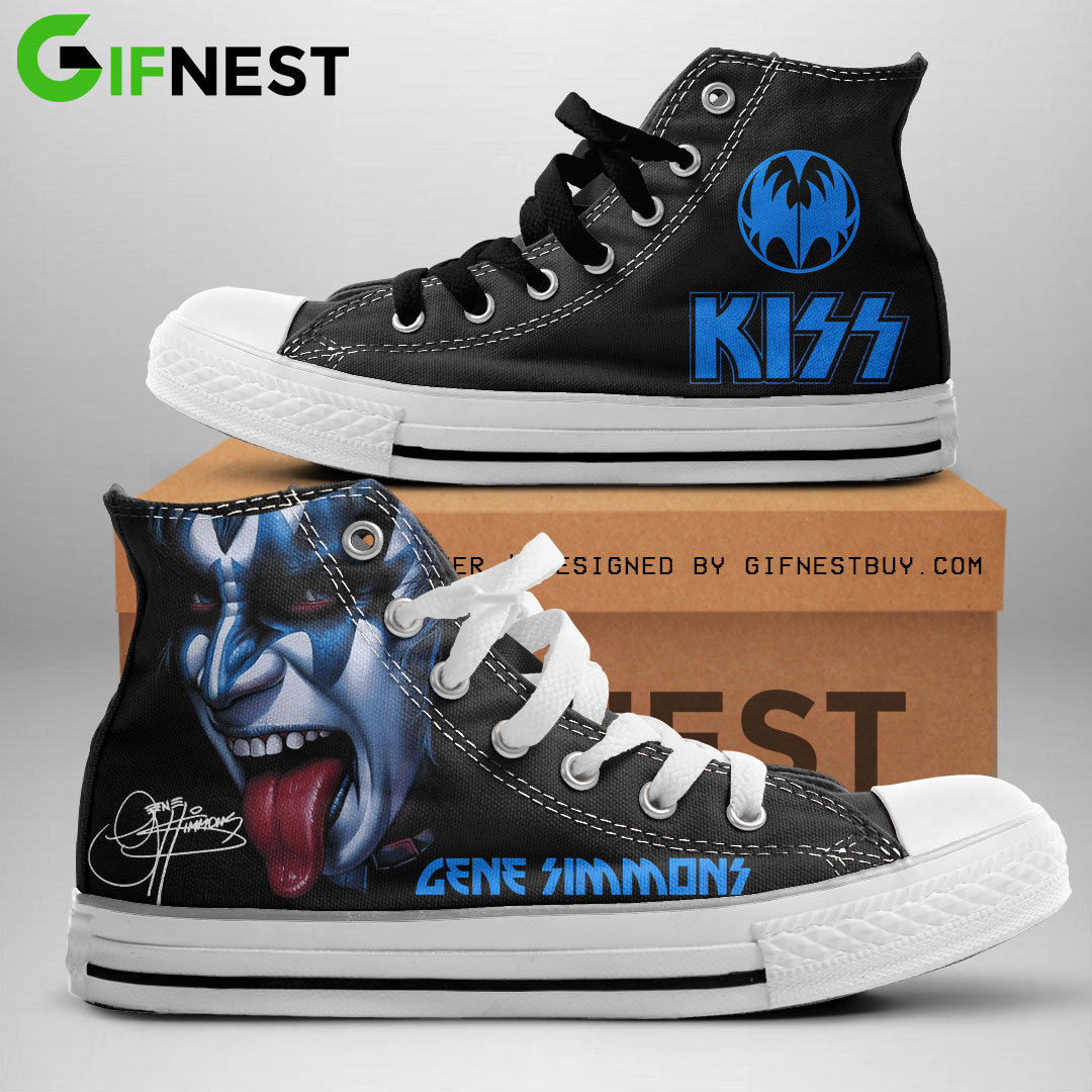 JWFancy Kiss High Top Canvas Sneakers Shoes For Men And Women