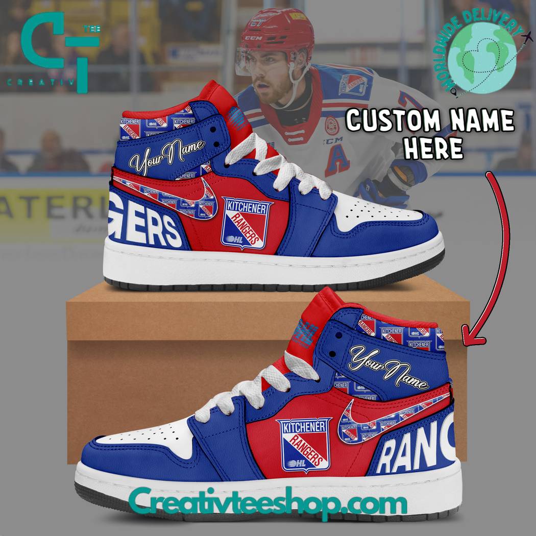 JWFancy Kitchener Rangers AJ1 High Sneakers Shoes For Men And Women
