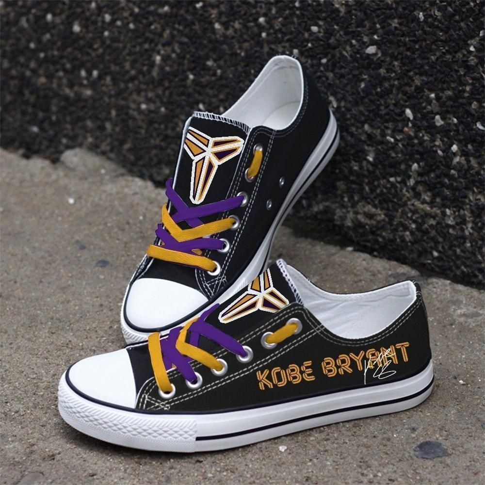 JWFancy Kobe Bryant Low Top Canvas Sneakers Shoes For Men And Women