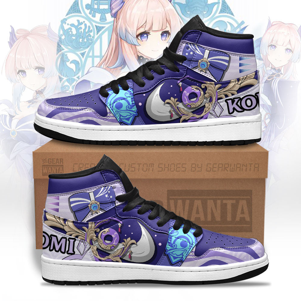 JWFancy Kokomi Sw Genshin Impact AJ1 High Sneakers Shoes For Men And Women