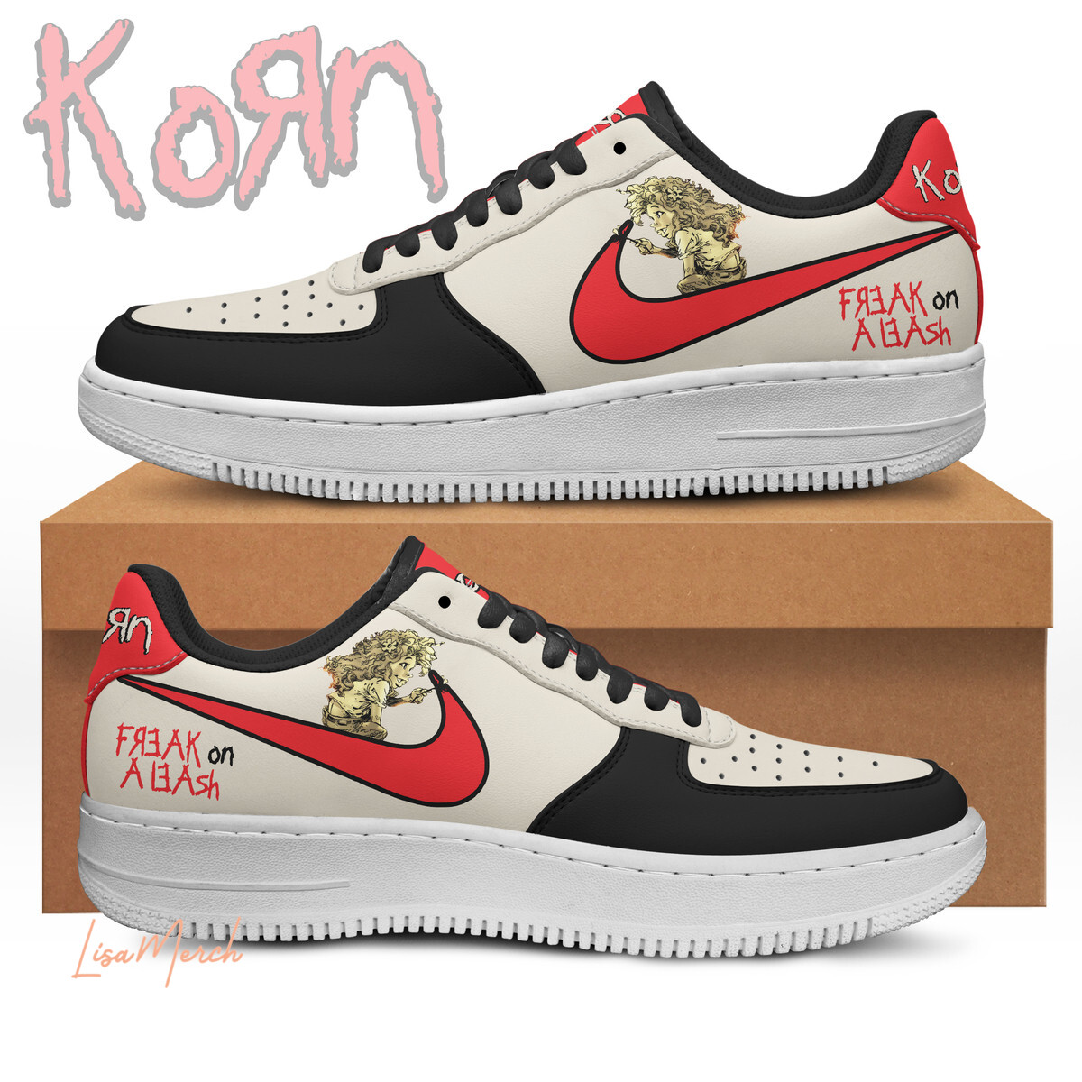 JWFancy Korn Air Low-Top Sneakers Shoes For Men And Women