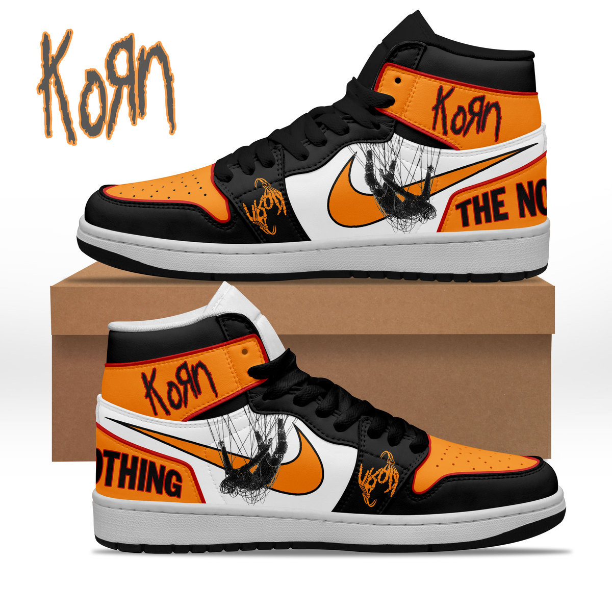JWFancy Korn AJ1 High Sneakers Shoes For Men And Women