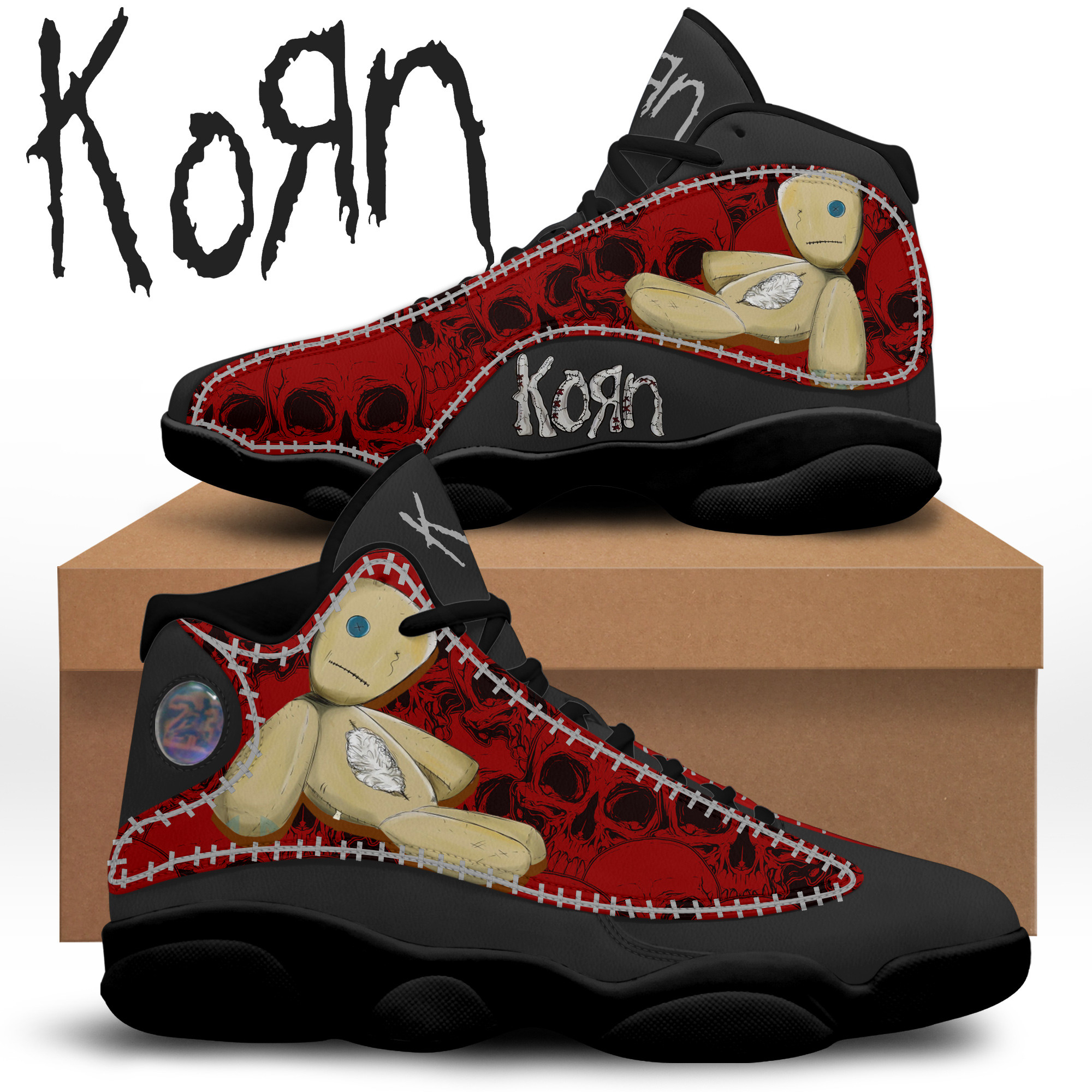 JWFancy Korn AJ13 Sneakers Shoes For Men And Women