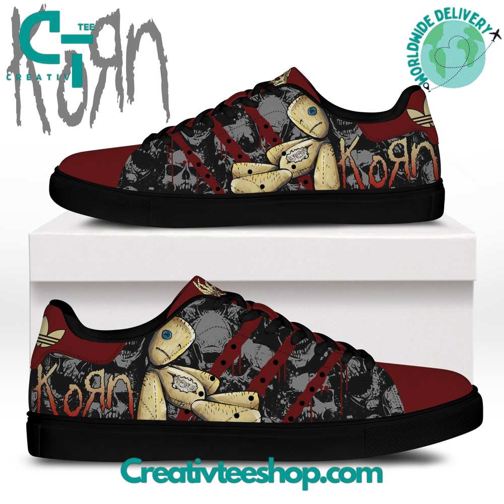 JWFancy Korn Nu Metal Band Skate Stan Shoes Sneakes For Men And Women