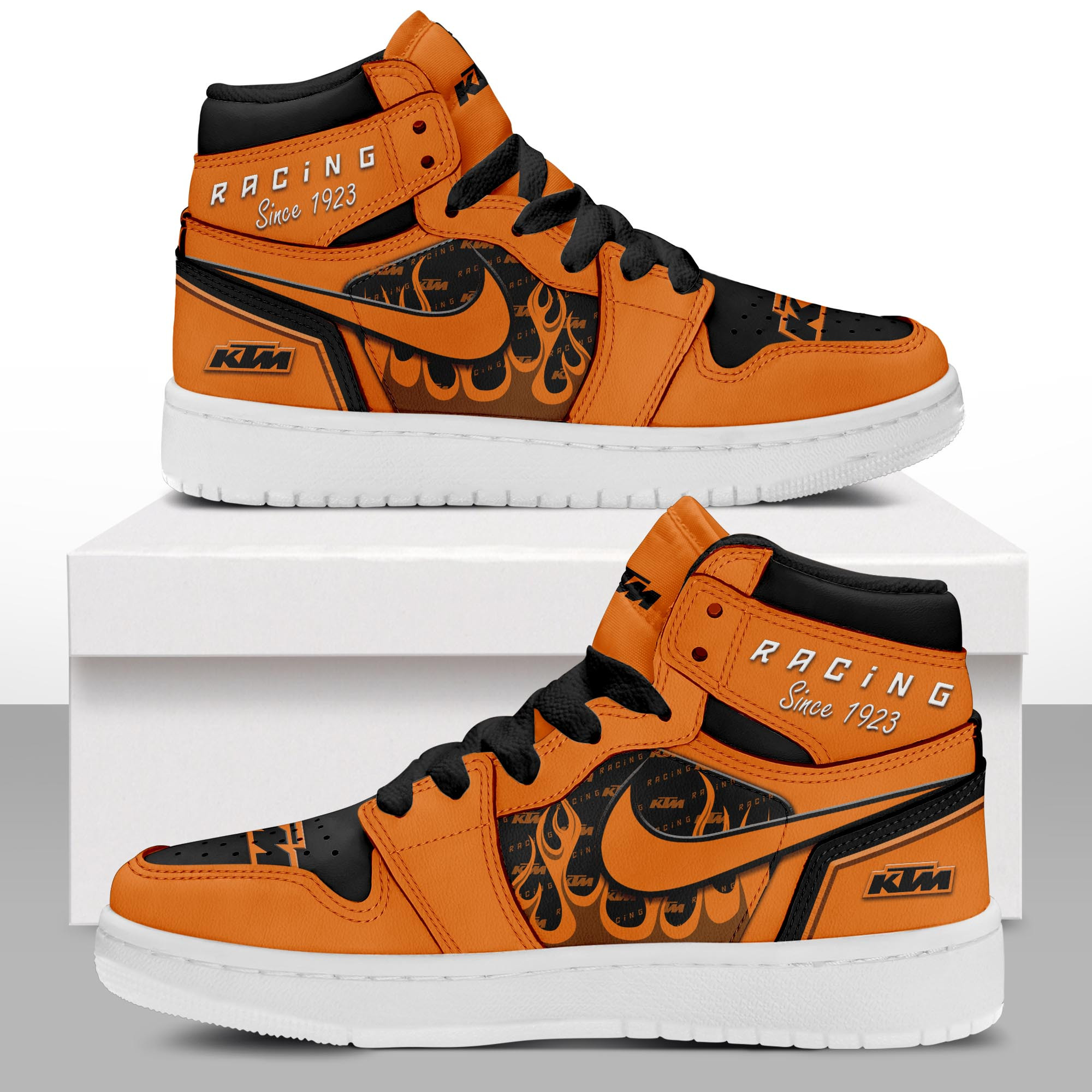 JWFancy KTM AJ1 High Sneakers Shoes For Men And Women