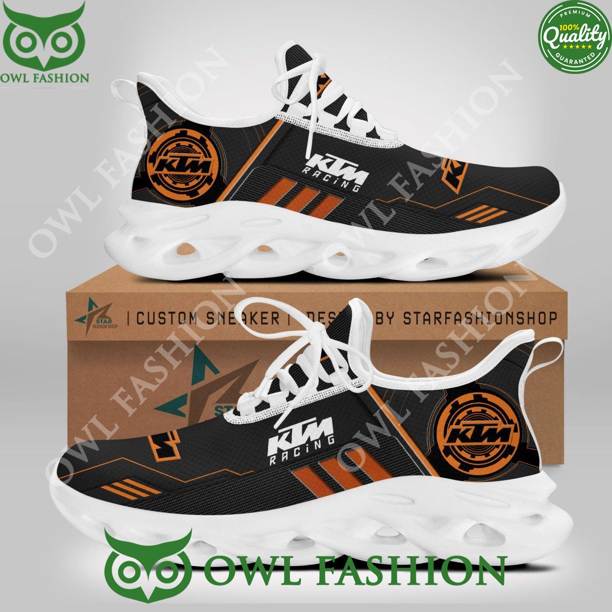 JWFancy KTM Racing Motor Car Brand Max Soul Shoes Sneakers For Men And Women