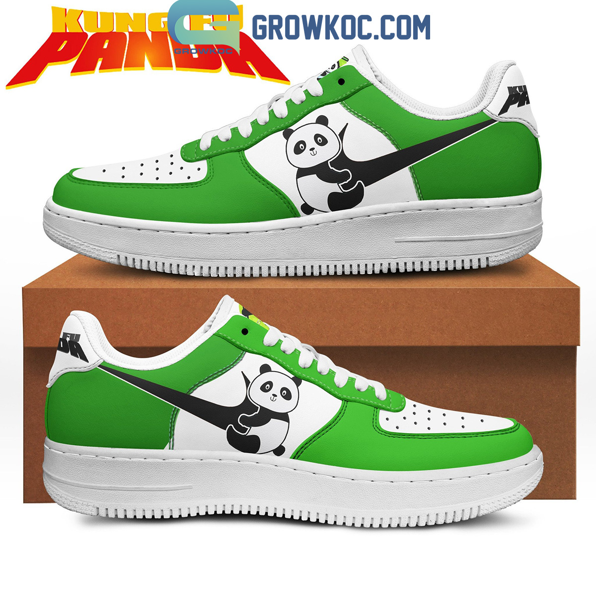 JWFancy Kung Fu Panda Air Low-Top Sneakers Shoes For Men And Women