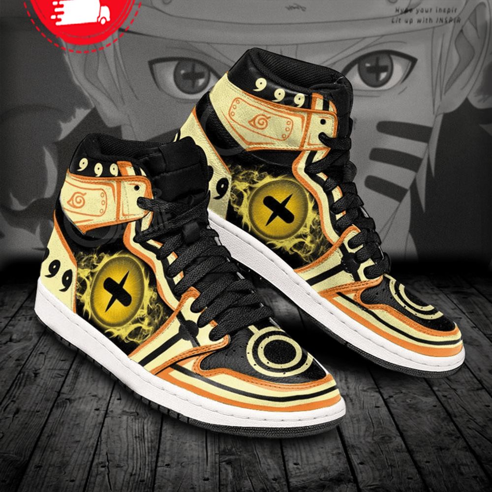 JWFancy Kurama NineTails AJ1 High Sneakers Shoes For Men And Women