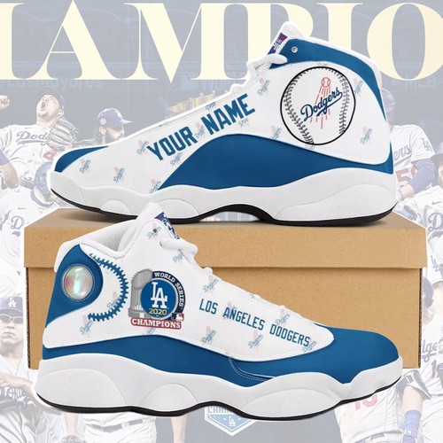JWFancy La Dodgers AJ13 Sneakers Shoes For Men And Women
