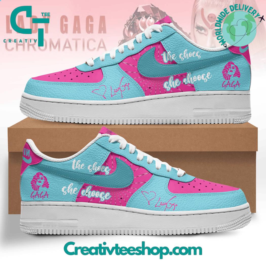 JWFancy Lady Gaga Chromatica Air Low-Top Sneakers Shoes For Men And Women