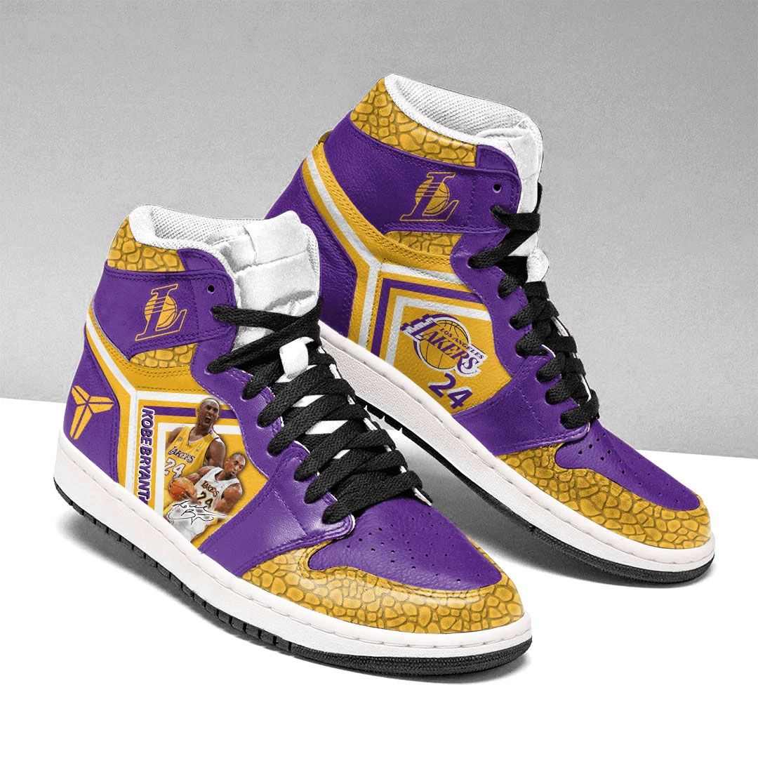 JWFancy Lal Kobe Bryant AJ1 High Sneakers Shoes For Men And Women
